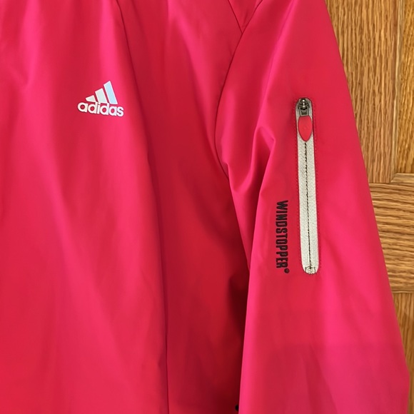 Women’s raspberry pink Adidas windbreaker - Picture 5 of 5